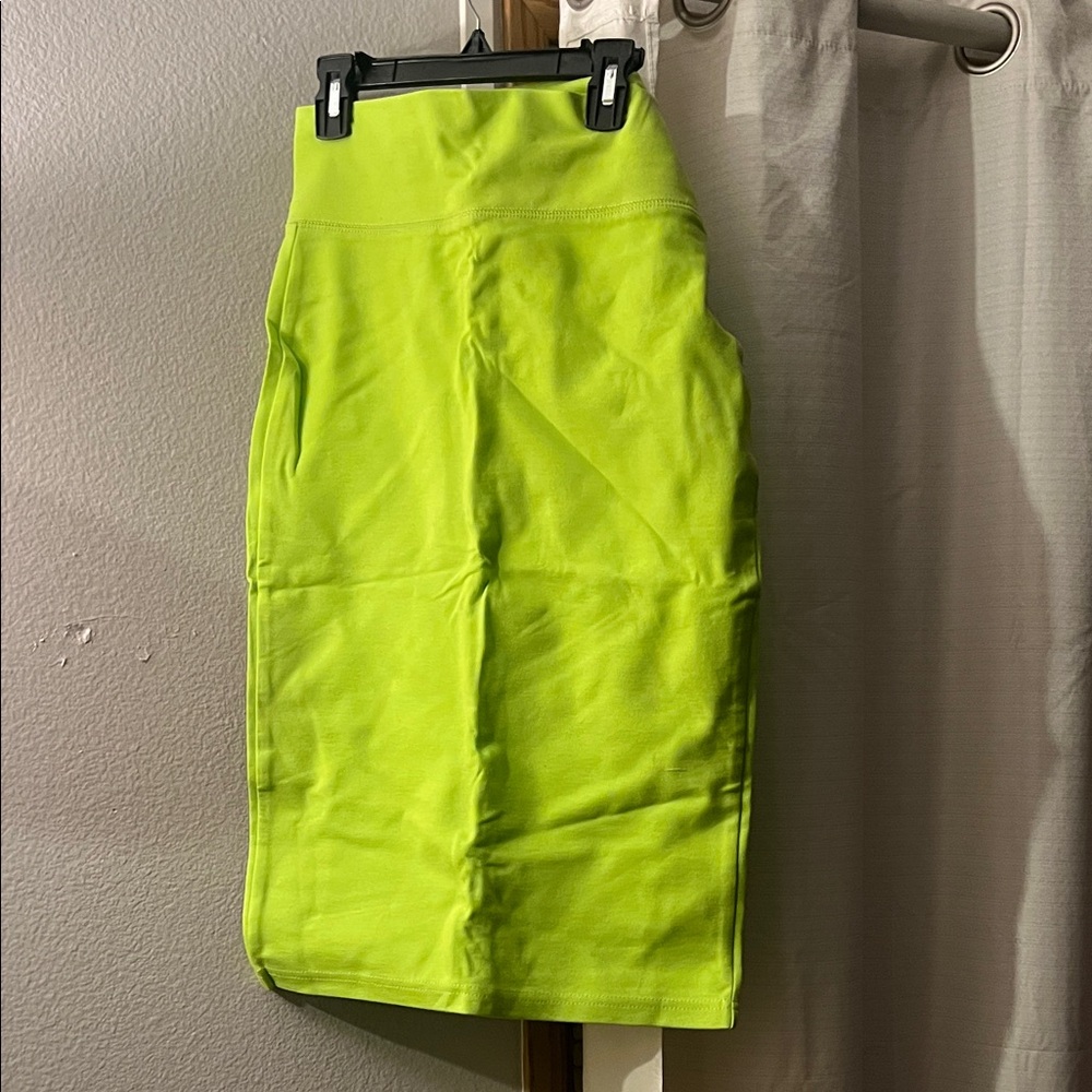 Lime Green Women's Skirt